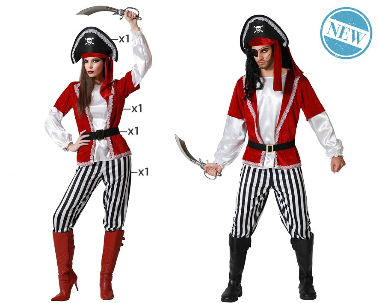Pirate mixte femme/homme taille XS/S