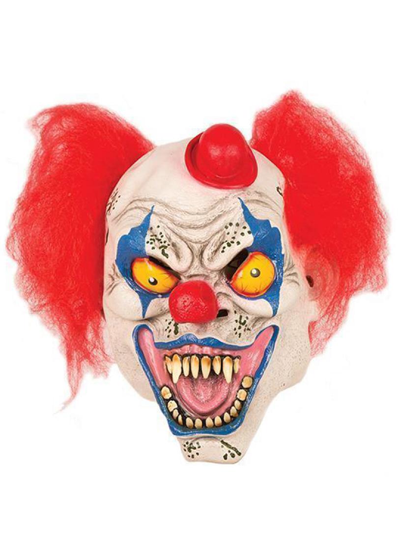 Masque clown a chapeau