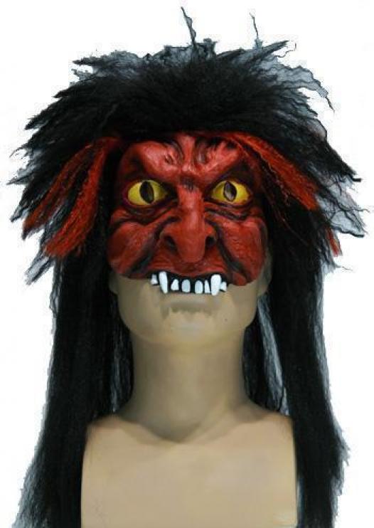 1/2 masque en latex diable