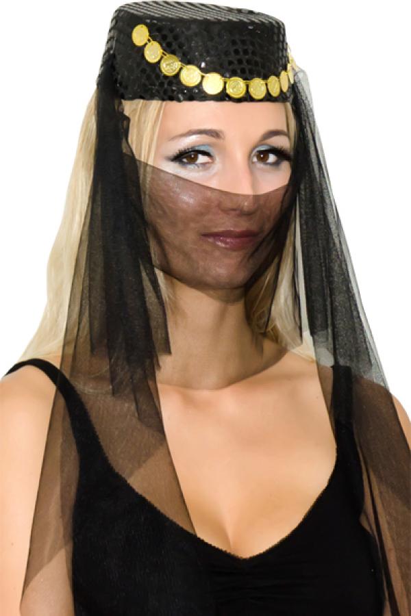 Coiffe orientale noire