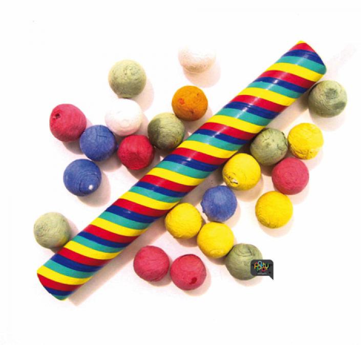 Sarbacane et 20 boules en papier