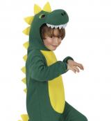 Dinosaure vert taille 3/4 ans