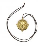 Collier de pirate métal or