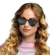 Lunettes coeur miroir (N39)