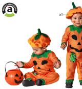 Costume citrouille 1 an