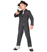 gangster à rayures ou Gomez Addams taille 8/10 ans