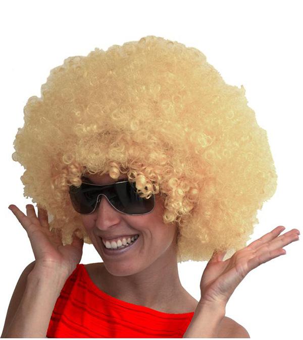 Perruque afro blond chez  à Montpellier-Lattes