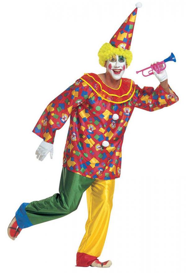 Déguisement Clown Fluo - Homme - Déguisement Adulte - Rue de la Fête