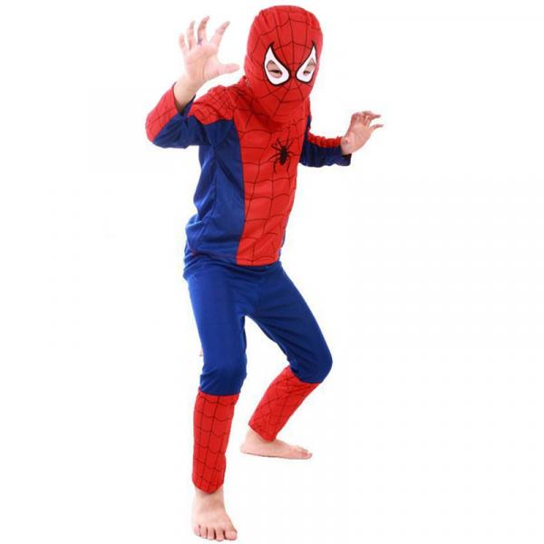 Deguisement spider-man - taille s 3-4 ans, fetes et anniversaires