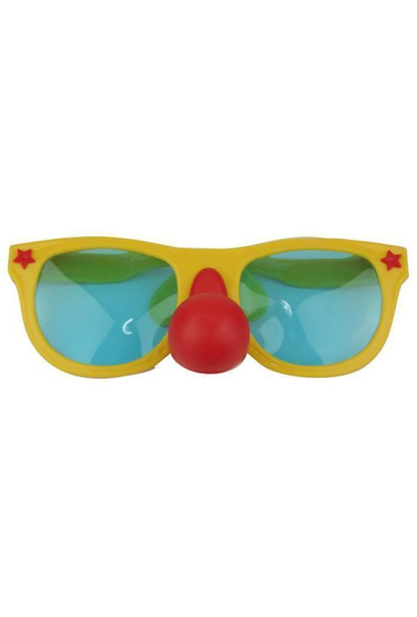 Lunettes De Clown Avec Nez Rouge Amusantes - Accessoire Déguisement Fête Et Carnaval