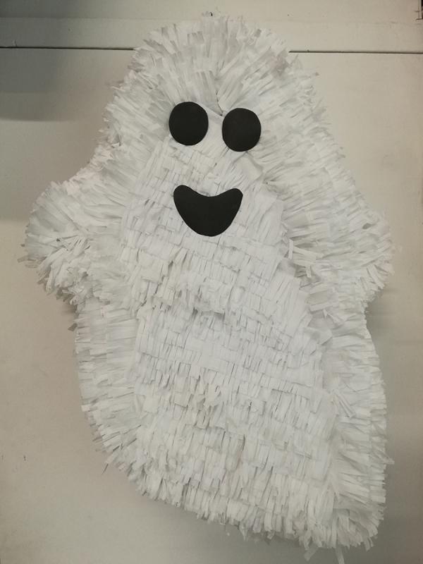 Esquisse D'un Vecteur Fantôme Effrayant D'Halloween Isolé Sur Fond Blanc. Vecteur Fantôme