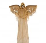 Squelette sur pied avec ailes, lumière et son