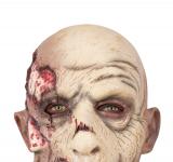 Masque latex zombie visage arraché