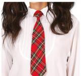 Cravate étudiante ou tartan écossais