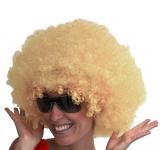 Perruque afro blond