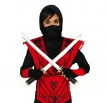 Ninja rouge et noir 7/9 ans
