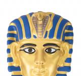 Masque adulte EVA pharaon or et bleu
