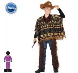 Cow-boy poncho taille 3/4 ans