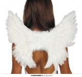 Ailes d'ange plumes blanches 50x45cm