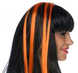 Paire d'extensions cheveux orange
