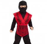 Ninja noir et rouge taille 5/6 ans
