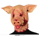 Masque de cochon décapité en latex