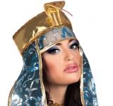 Coiffe Egyptienne Bleue