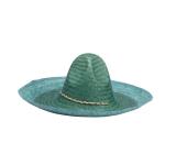 Sombrero mexicain adulte vert