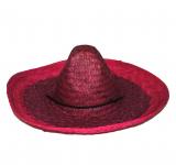Sombrero mexicain adulte rouge