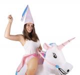 Licorne gonflable adulte taille M/L