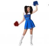 Cheerleader pompom girl bleue USA taille M/L