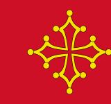 Pavillon occitan croix du Languedoc
