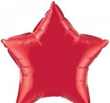 Ballon mylar étoile 45cm rouge