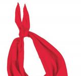 Foulard rouge basque