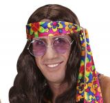 Perruque Hippie chatain