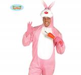 Lapin rose adulte taille M/L