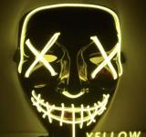 Masque lumineux la purge jaune