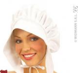 Bonnet de femme western ou médiéval blanc
