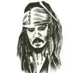 Tatouage temporaire Jack Sparrow
