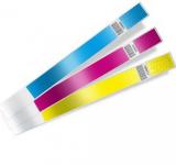 100 bracelets contrôle d'accès violet papier