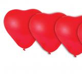 Sachet de 5 ballons coeur rouge diamètre 30cm