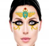 Bijoux strass de visage égyptienne Cléopatre