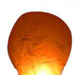 Lanterne volante thaïlandaise orange