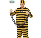 Prisonnier Bagnard jaune taille L/XL