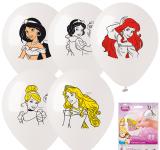 Kit 5 ballons à colorier Princesses Disney