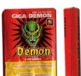12 paquets de 3 pétards Giga Démon