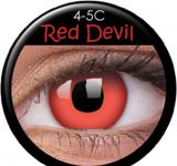 Paire de lentilles cosmétiques RED DEVIL