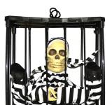 Squelette prisonnier dans cage