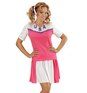 Pompom girl rose taille L
