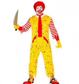Clown fast food tueur taille M